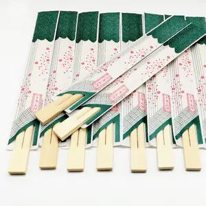 Bacchette di bambù usa e getta hashi stampate su misura sushi twin tensoge bacchette di legno cina all'ingrosso acquista per ristorante