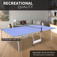 IUNNDS Vente Chaude Ensemble de Tennis de Table de Bonne Qualité Écologique Pliable Portable Extérieur Intérieur