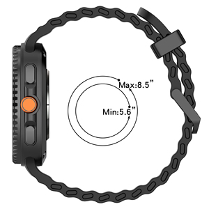 Cinturino in Silicone per <span class=keywords><strong>Samsung</strong></span> Galaxy <span class=keywords><strong>Watch</strong></span> 8/8 <span class=keywords><strong>Classic</strong></span>, Bicolore Ocean, Cinturino Sostitutivo - Product Image 3