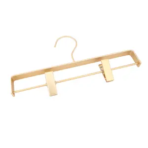 Flat Design Durable Gold Wholesale Trouser Hanger Pant & Skirt Hangers