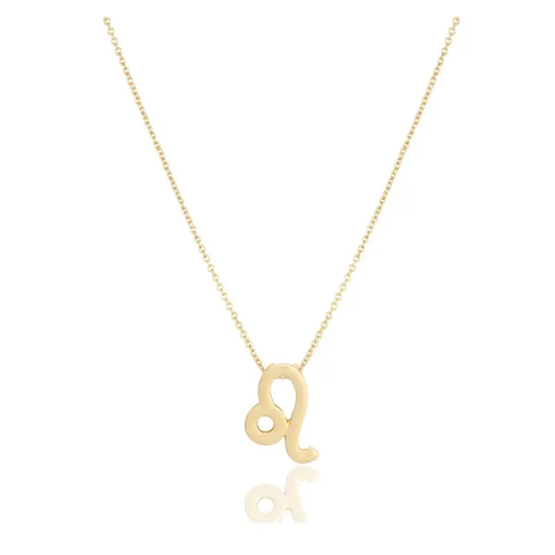 Sieraden Dierenriem Ketting Teken Mode Minimalistisch 12 Sterren Goud En Zilver Astrologie Charme Hanger Voor Meisjes Vrouwen Zinklegering Trendy 3G