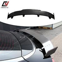 Aileron de coffre de compétition Supreme ABS en noir brillant et aspect carbone pour Kia K5 DL3 2020-2025, garniture aérodynamique de style V