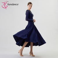 M-2213 personnalisé nouvelle robe de danse de salon standard international robes de danse de salon en soie perlée de haute qualité à vendre