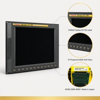 Sistema CNC Original FANUC Serie 21i-TB A02B-0285-B500, Unidad de Pantalla LCD para Controlador CNC, Hecho en Japón