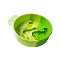 Bouteille d'eau et gamelle anti-glouton pour animaux de compagnie, en silicone de qualité alimentaire sans BPA, avec puzzle labyrinthe et ventouses, anti-étouffement, anti-renversement, pour chiens, chats, lapins, usage quotidien