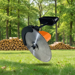 Tête de scie forestière 600 mm avec lame en carbure pour excavatrice de 3 à 8 tonnes, accessoire de coupe d'arbres SH600, garantie 1 an, diamètre de coupe max. 180 mm - Product Image 1