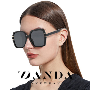 Vanda Sunglasses TR7552 Black Frame TAC Lens 100% UV Protection Women's Fashion Sun <b>Glasses</b> - Product Image 1