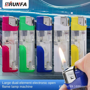 Accendini Digitali Ricaricabili USB con LED, Scatola in Plastica, Accendino Elettrico per Sigarette - Product Image 2