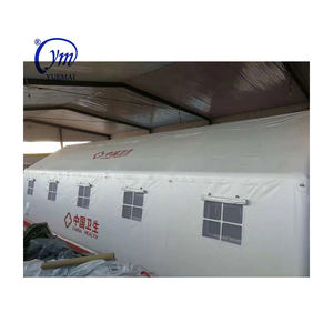 Weißes Luftdichtes Windbeständiges Robustes <span class=keywords><strong>Canvas</strong></span> Notfall-Aufblasbares Sicherheits-Krankenhauszelt - Product Image 1