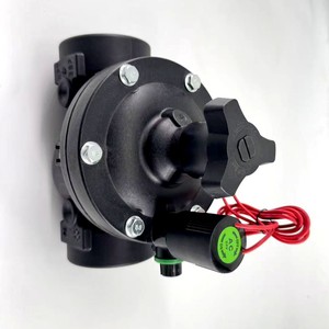 Válvula Solenoide de Riego PgV151 1 Entrada 24V CA Control Manual Eléctrico Flujo de Agua Temperatura Normal Unidireccional - Product Image 1