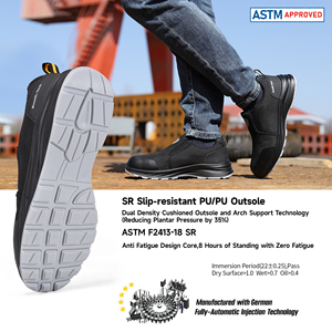 Scarpe Antinfortunistiche Slip-On S1P Safetoe |   Puntale e intersuola compositi |   Elastico e leggero |   per Ispettori e Tecnici - Product Image 6