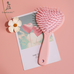 Nouvellement conçu vente chaude rose amour en forme mignon Mini <span class=keywords><strong>Massage</strong></span> Airbag peigne brosse à cheveux pour les filles - Product Image 5