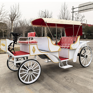 Calèche de Mariage Électrique Vintage ZOWN, 4 Roues, Blanc Pur, Couleur Personnalisable, Style Européen Tendance, 4-6 Personnes - Product Image 4