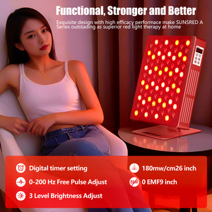 Nuevo Panel de Terapia de Luz Roja e Infrarroja de 5 Longitudes de Onda A60 A80 A160 A240 A320 <span class=keywords><strong>A400</strong></span> 400W 80LEDs con Soporte de Escritorio y Enchufe Estadounidense - Product Image 3