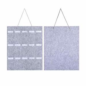 Organisateur mural ou de porte en tissu lin-coton avec poches suspendues pour chambre à coucher – Cadeau promotionnel d'entreprise - Product Image 3
