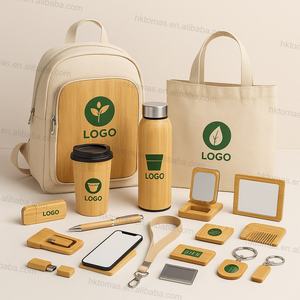 Juego de regalo promocional ecológico corporativo, botella de agua reutilizable, bolsa para bolígrafo para cuaderno para Feria Comercial de conferencias - Product Image 2