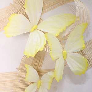 <span class=keywords><strong>E609</strong></span> Nouveau Style de Papier Géant Artificiel Diversité de Couleurs Papillon Fleur Scène Fenêtre Accessoires de Tir de Mariage Ornement Décoration - Product Image 6