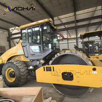 Compacteur vibrant à tambour simple/double AOHAI de 8 tonnes, neuf, avec moteur Changfa et pompe – Entretien facile, prix compétitif