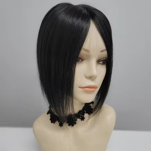 Peluca de Cabello Humano con Clip de 10 Pulgadas, Estilo Lacio Medio, Ligera y Cómoda, Diseño Coreano, Colores Naturales, Entrega Rápida - Product Image 1