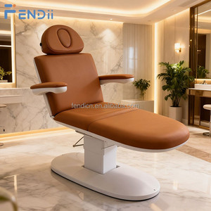 Camilla Eléctrica de Belleza para Tratamientos Faciales con Altura <span class=keywords><strong>y</strong></span> Respaldo Ajustables para Salón de Belleza, <span class=keywords><strong>Spa</strong></span> <span class=keywords><strong>y</strong></span> Clínica Estética - Product Image 1