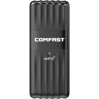 Adaptateur Comfast CF-943AX WiFi 6 AX900 USB 3.0-Double bande 802.11ax Dongle sans fil sans pilote pour PC/ordinateur portable