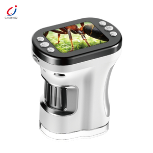 Giocattoli per l'Esplorazione della Natura Chengji, Apprendimento STEM Precoce, Microscopio Elettronico Multifunzione 3 in 1 con Schermo LED da 2 Pollici, Ingrandimento 200-1000X per Bambini - Product Image 1