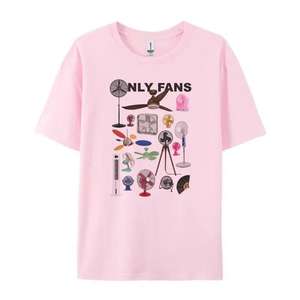 Only Fans Camisetas divertidas Mujeres Vintage Moda Streetwear Camiseta gráfica Manga corta Humor Camisetas Unisex Y2k Ropa estética - Product Image 1
