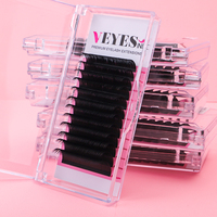 Veyes Inc. – Extensions de cils synthétiques très doux en cachemire VEYESINC, extensions de cils Easy Fan, extensions de cils en vison de Sibérie pour la vente en gros