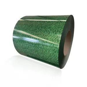 녹색 잔디 패턴 갈값 강철 코일 aluzinc 0.41mm az40 갈값 강철 코일