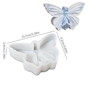 Molde de silicona al por mayor para velas de hadas y mariposas, molde de yeso y jabón con aroma a mariposa, molde de resina para decoración del hogar - Product Image 6
