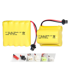 Envío rápido 5S1P Ni-Cd AA 6,0 V 700mAh batería recargable <span class=keywords><strong>6V</strong></span> <span class=keywords><strong>Nicd</strong></span> para juguetes RC y herramientas eléctricas 6,0 V Paquete de batería - Product Image 1