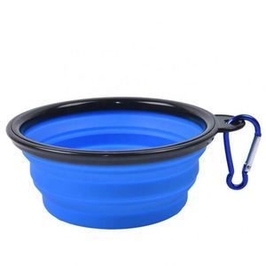 High Quality Silicone Black Frame Folding Tpe Pet Portable Outdoor Dog Food Bowl - Product Image 4