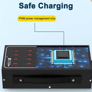 Multi USB caricatore rapido LED indicatore 30 porte USB 2.4A Cargador di ricarica per <span class=keywords><strong>Smartphone</strong></span> Tablet <span class=keywords><strong>iPhone</strong></span> 12 13 14 Samsung Ipad - Product Image 3