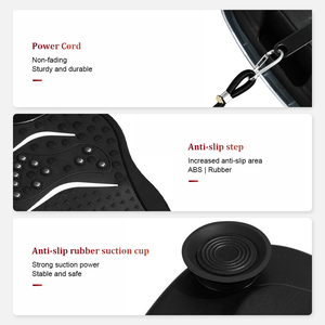 Dispositivo de Adelgazamiento 123Sports para el Hogar, <span class=keywords><strong>Mini</strong></span> Plataforma Vibratoria Impermeable de ABS de 200W, Máquina de Masaje Crazy Fit con Cuerdas de Resistencia - Product Image 5