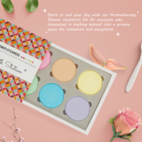 Bombes de bain effervescentes artisanales aux fleurs séchées biologiques et naturelles, colorées, pour la relaxation, diffuseur de vapeur pour douche, pour spa à domicile