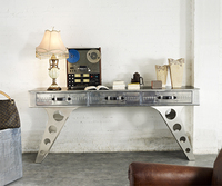 Table console d'aviation en véritable aile de Spitfire