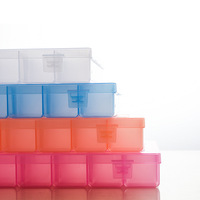 Boîte de rangement en plastique pour perles, 36 grilles, bricolage, bijoux, matériel de pêche, séparateurs réglables