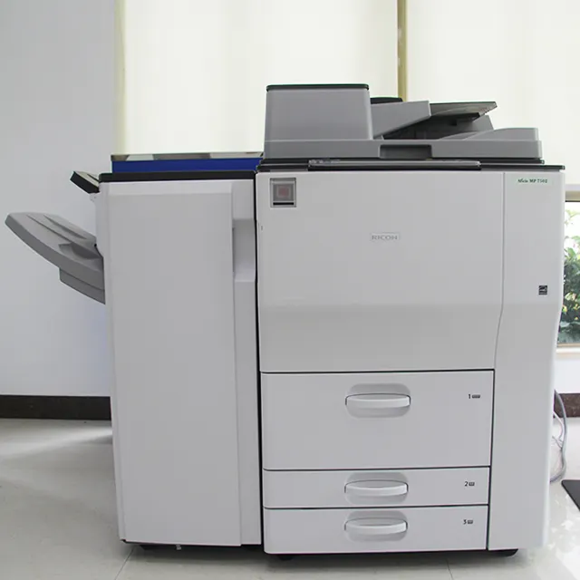 Used Laser Multifunction Printer copiers Ricoh M P7502 photocopy machine