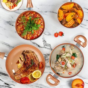 <span class=keywords><strong>Neoflam</strong></span>-<span class=keywords><strong>ollas</strong></span> y sartenes de acero antiadherentes, juego de utensilios de cocina coreanos, 10 piezas - Product Image 5