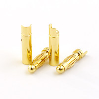 Connecteur banane haute intensité Amass GC5510 5,5 mm 50A, plaqué or pour moteur ESC, service OEM direct usine