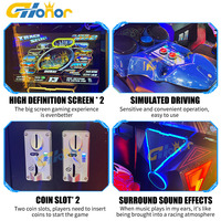 Machine de jeu à pièces pour centre commercial, moto électrique Thunder, machine d'arcade, jeu vidéo, jeu de rue, simulateur de moto