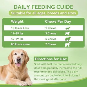 <strong>Flea</strong> <strong>Tick</strong> Prevention <strong>Dog</strong> Soft Chews Natural Immune Support Garlic Powder Vitamins Minerals Skin Coat Health All Breeds Ages - Product Image 5