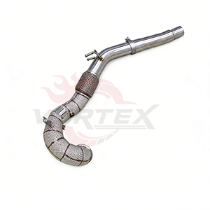 ท่อหน้า Vortex Performance สำหรับ VW Golf MK7 MK7.5 GTI 2.0T ปี 2014-2020 พร้อมชุดดาวน์ไปป์สแตนเลสป้องกันความร้อน - Product Image 3