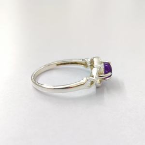 แหวนมหัศจรรย์ แหวนเงินแท้ 925 ประดับพลอยแอมะทิสต์ แหวนทำมือ คอลเลคชั่นแหวนสวยๆ เครื่องประดับเงิน ราคาขายส่ง - Product Image 5