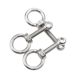 Eight Directions 304 Stainless Steel Eye Bolts Connector Screws Set Grade B National Standard Industrial Lifting And Pulling - Product Image 1