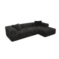 Canapé modulaire minimaliste moderne avec canapé en forme de L sans ossature et fauteuil lounge pour salon