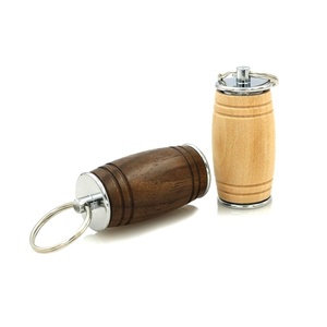 Sáng Tạo Tre U Đĩa Hình Trụ Bằng Gỗ Rượu Vang Thùng USB 2.0 Lụa Mới Màn Hình In Ấn Laser Khắc Biểu Tượng Quà Tặng USB Ổ Đĩa Flash - Product Image 2