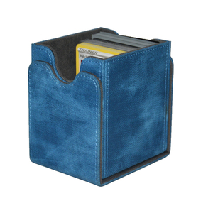 Nắp Có Thể Tháo Rời PU Leather Blue Màu Lưu Trữ 80 + Thẻ Bảo Vệ Thẻ Giao Dịch Hộp Trò Chơi - Product Image 1