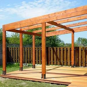 DIY 4 X4 6 X6 verstellbare Metall Stahl Holz <span class=keywords><strong>Deck</strong></span> Zaun pfosten Basis halterung - Product Image 5