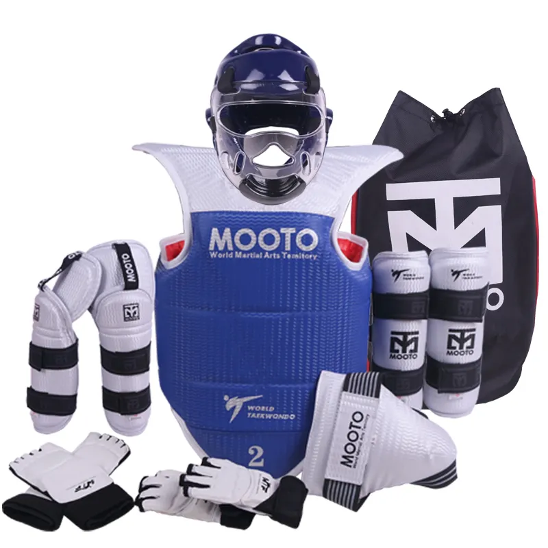 Bán buôn Chất lượng cao Taekwondo bảo vệ thiết bị bảo vệ cơ thể sparring bánh Taekwondo Guard Set